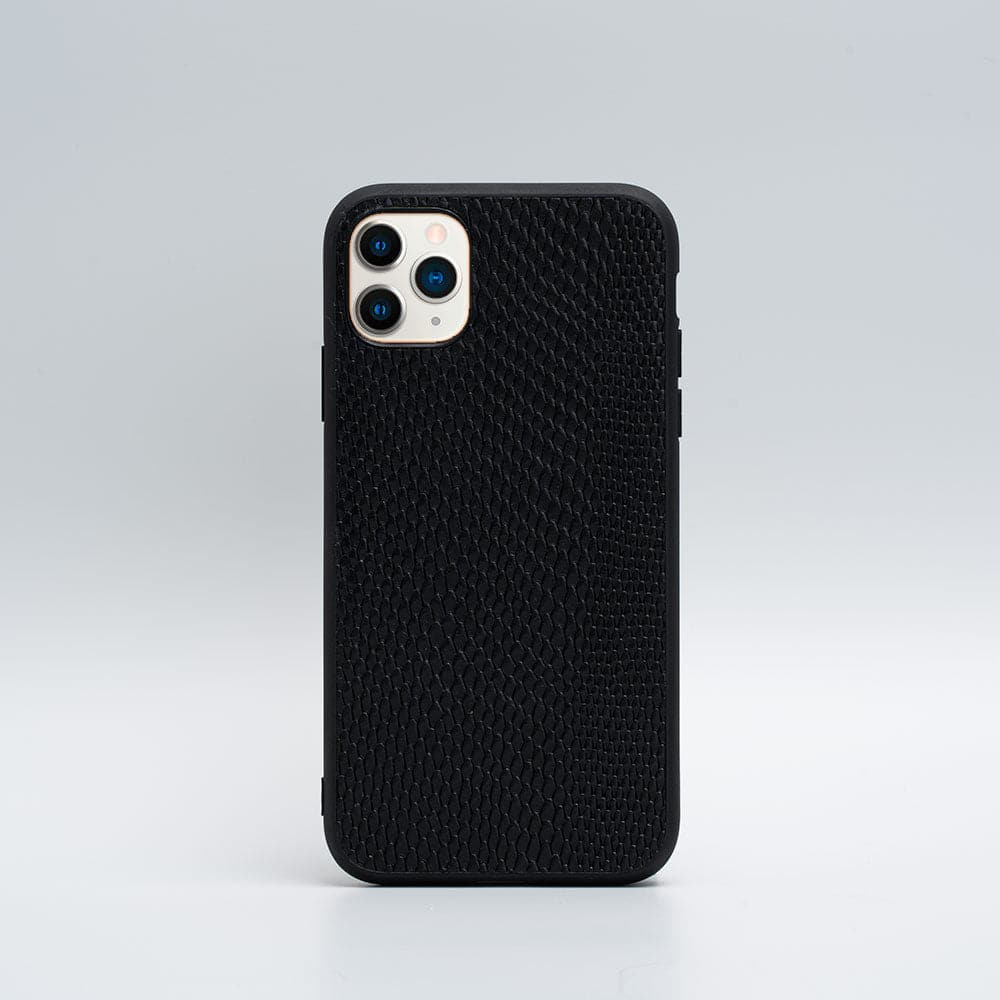 Leather Cases for iPhone 11 Series - Embossed Snake Print