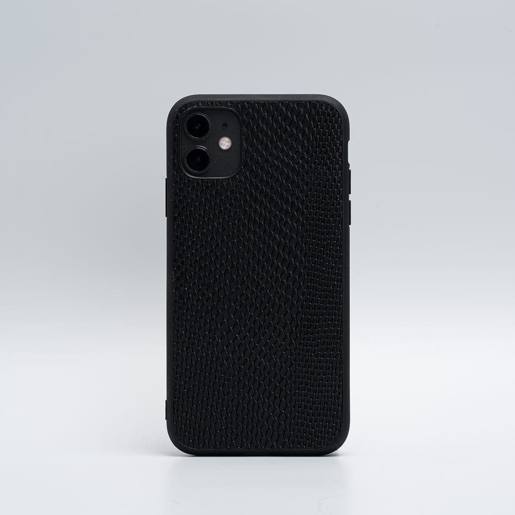 Leather Cases for iPhone 11 Series - Embossed Snake Print